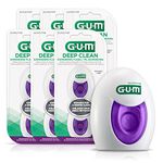 GUM Deep Clean Expanding Dental Floss 2x40M Pack of 6 (12 total)