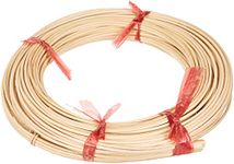 RAYHER HOBBY Coil of Round Rattan Reed for Basket Making and Weaving, Coil of Reeds 125g, Round Reed for Basketry, Diameter 2.6mm, No 6, approx. 40m, natural, 6502600