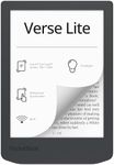PocketBook Verse Lite 6" E-Ink Carta Touchscreen eReader with Frontlight - Eye-Friendly, Glare-Free Display - Wi-Fi - Supports 25 Formats incl. DRM - Compact & Lightweight