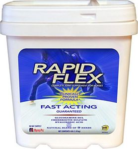 Manna Pro Rapid Flex - Fast Acting Joint Supplement for Horses - Clinically Proven Unique Patented Formula - 4 Pounds