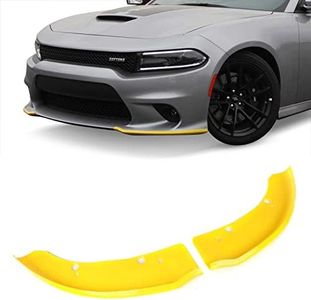 Front Bumper Lip Splitter Protector Replacement for 2015-2023 2024 Dodge Charger Scat Pack/SRT Models and 2019-2023 2024 GT/RT/SCAT Models