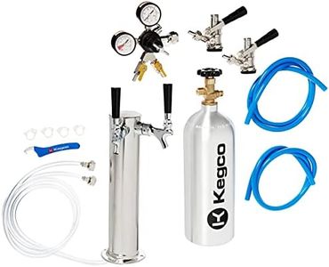 Kegco Dual Tap Tower Kegerator Conversion Kit, None