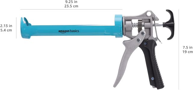 Amazon Basics Heavy Duty Caulking Gun – Durable Sealant Applicator