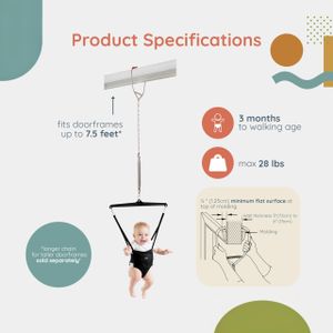 Jolly Jumper Baby Exerciser – Doorway Bouncer for Infants