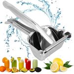 Lemon Squeezer Citrus Juicer Handheld - Asa Stores 8.5 Inch Manual Stainless Steel Lemon Squeezer With Seed Catcher & Pour Spout For Easy Extraction Of Fruit Juice-Ideal For Limes And Oranges