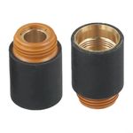 2PCS 220713 Plasma Cutter Retaining Cap For Hypertherm For Pow-ermax 45 Plasma Torch, High Polymer Welding Accessory, For CNC Metal Cutting Applications
