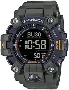 Casio GW-9500-3JF [G-Shock Master of G Series MUDMAN Triple Sensor Model] Watch Japan Import July 2023 Model, Khaki, Modern