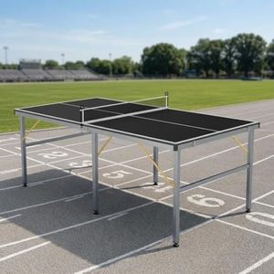 Garvee Foldable Portable Ping Pong Table 6x3 ft