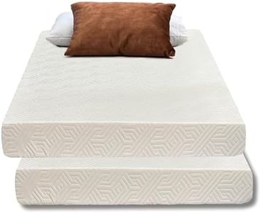 Econo 5" Twin/Single Size Mattress in a Box Cool Resilient Medium Firm Flippable Foam | Mattress for Everyone | Use with Bunk Bed/Trundle/Platform Bed | CertiPUR-US® Certified