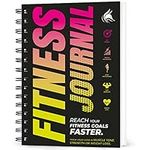 Clever Fox Fitness & Workout Journal/Planner Daily Exercise Log Book to Track Your Lifts, Cardio, Body Weight Tracker – Spiral–Bound, Laminated Cover, Thick Pages, A5 (Yellow & Pink)