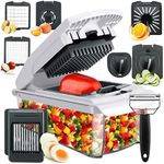 Vegetable Chopper（Upgraded, 9-in-1 