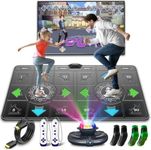 FWFX Dance Mat for Kids & Adults, Interactive TV Fitness System for Family