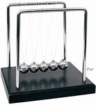 PowerTRC Newtons Cradle Balance Balls 7 1/4" - Black Wooden Base