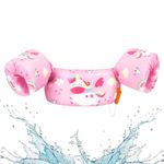 HeySplash Swim Vest for Kids, Toddler Swimming Float 20-50 Lbs Swim Arm Band Vest with Secure Buckle&Harness, Float Jacket Swimming Training Buoyancy Aid, Water Wings Puddle Sea Beach Jumper Girl