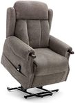 More4Homes HALTON SINGLE MOTOR FABRIC RISER RECLINER ARMCHAIR MOBILITY LIFT ASSIST ELECTRIC CHAIR