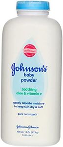 JOHNSON'S Aloe & Vitamin E Baby Powder 15 oz (Pack of 3)