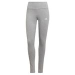 adidas GL0638 W LIN Leg Leggings Womens Medium Grey Heather/White S