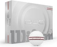 WILSON 2025 DUO SOFT TRK360 GOLF BALLS - WHITE - 1 Dozen