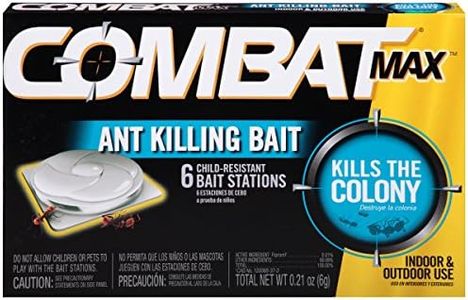 Combat Max Ant Killing Bait Stations, Indoor and Outdoor Use, 6 Count