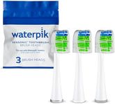 Waterpik Sensonic Replacement Contour Brush Heads, 3 Toothbrush Heads, White STWB-3WW-B