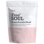 Free Soul Vegan Protein Powder – Formulated for Women – 600g – 20g Protein with Added Nutrients – Gluten & Soy Free Plant Based Nutrition Shake – Pea and Hemp Isolate Protein (Berry)