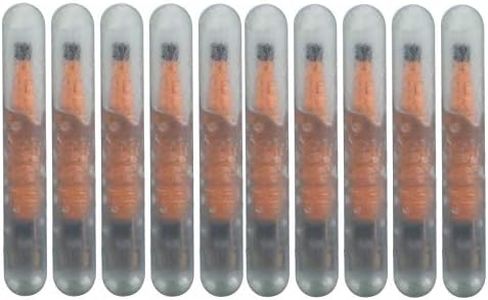 Mini Microchip da 1,25 Mm Per Cani E Gatti, Lettore di Tag Per Animali con Tubo di Vetro Per Etichette Leggere, Fornitori di Animali Domestici, Record di Colpi Per Cani, Gatti, Mucche, Maiali, Conigli