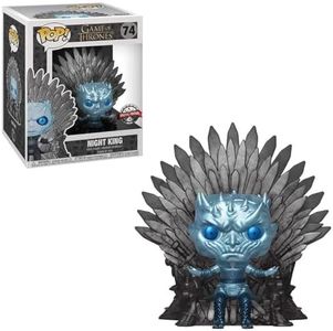 Funko PoP! Game of Thrones - Night King on Throne Metallic Deluxe Vinyl Figure, 10 cm Height