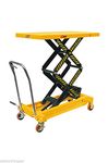 700kg Mobile Double Vertical Scissor Lift Hydraulic Lifting Platform Table