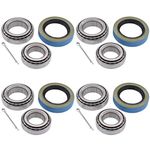 ApplianPar Pack of 4 Trailer Hub Bearings Kit L68149 L44649 for 3500 1.719 inch Spindle 84 Axle