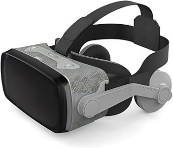Drumstone(𝟏𝟓 𝐘𝐞𝐚𝐫𝐬 𝐖𝐚𝐫𝐫𝐚𝐧𝐭𝐲) G07E Virtual Reality Headset Glasses: Anti-Radiation, Adjustable Screen Headband, Latest 3D for Immersive Movies– Best Gift for Tech Enthusiasts