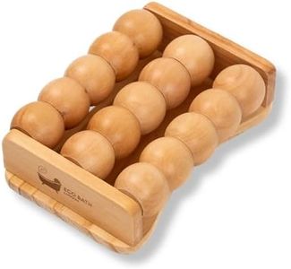 Eco Bath London Foot Roller - Wooden Roller Massager for Pain Relief and Improved Circulation, Eco Friendly Foot Massager