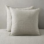 ATLINIA 100% Linen Pillowcases Set of 2, Euro Size 26'' x 26'' Pillow Case, Linen Pillow Sham