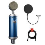 Blue Bluebird SL Large-Diaphragm Condenser Studio Microphone with Kellopy Pop Filter & XLR Cable Bundle