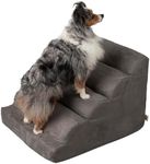 Snoozer Scalloped Pet Stairs, Medium, Anthracite