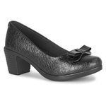 commander shoes High Heel Pump Pull on Shoes for Girls and Women (847 Black 7UK)