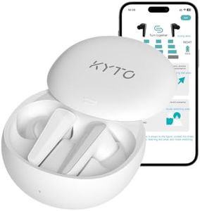 KYTO OTC Hearing Aids, Hearing Aids for Seniors with Bluetooth, Hearing Amplifier with APP for the Hearing Loss, Rechargeable Hearing Aid with 16-Channel Sound Processing 4 Volume and Noise Cancellation (White)