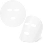 PAGOW 600 Sheets Facial Mask Preservative Disposable, Plastic Thin Face Mask Skin Care, DIY Clear Face Mask Paper Beauty Sheets for Face Skincare Spa Wrap Moisture Retention……