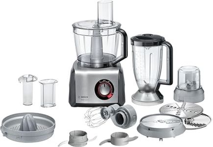 Bosch Electroménager - MultiTalent 8 MC812M844 – Robot de cuisine polyvalent avec plus de 50 fonctions – 1250 W – Grande capacité de 3,9 L – Couleur : Noir