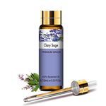 PHATOIL Clary Sage Essential Oil 10ML - Undiluted and Cruelty-Free, Pure Clary Sage Oil - Essential Oils for Diffusers for Home