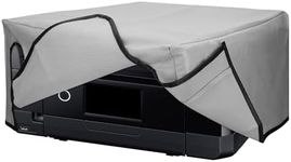 kwmobile Dust Cover Compatible with Epson Expression Premium XP-7100 - Printer Case - Fabric Protector Cover - Light Grey