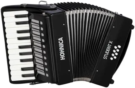 Hohner 30 Key Student X Piano Accordion (Black)