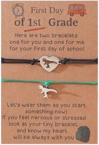 HUASAI Back to School Outfits First Day of School Bracelet Mommy and Me Matching Wish Bracelets Set Back to Schools Gifts Stuff Supplies