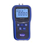 Metravi PM-05 Multifunction Differential Pressure Manometer measures negative, positive and differential pressure. Option for 11 measurement units