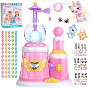 nicknack 195pcs Princess Magic DIY Balloons with Pump, DIY Sticky Balloon Maker Toy Craft Kits for Kids with Bouncy Balloons, Stickers & Accessories, Birthday Christmas Gifts for Girls Boys Ages 3+