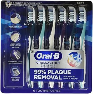 Oral-B Pro Health All-in-One Soft Toothbrushes, 6 Count