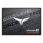 TeamGroup T-Force Vulcan Z 4TB Gaming SSD, Sata III 6Gbps Interface, SLC Cache, 3D NAND QLC, 2.5 Inch Form Factor, Internal Solid State Drive, Speed Up to 550/510 MB/s, High Performance, Low Latency