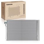 A-Premium Air Conditioning A/C Condenser Compatible with BMW 5-Series 525i 528i 545i 550i 525xi 528xi 530xi 535xi, 6-Series 650i, 7-Series 745i 750i 760i, M5 M6, Replace# 64538379885