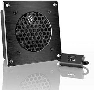 AC Infinity AIRPLATE S1, Quiet Cooling Fan System with Speed Control, for Home Theatre AV Cabinet Cooling