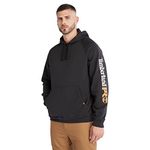 Timberland PRO Mens Honcho Sport Pullover Hooded Sweatshirt, Black, Large US