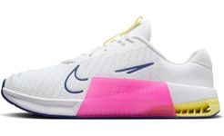 Nike Men's Metcon 9 Sneaker, White Deep Royal Blue Fierce Pink, 6.5 UK